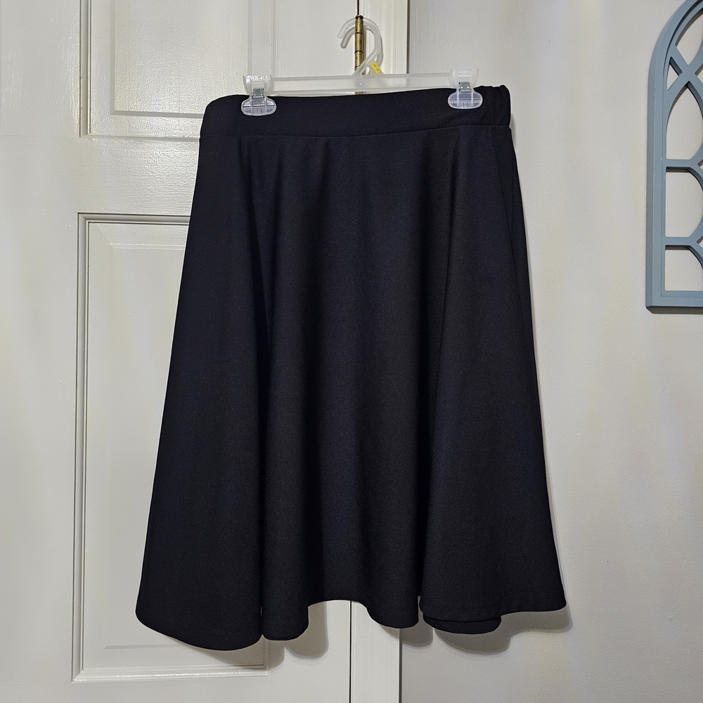 Chic Black A-Line Women's Skirt